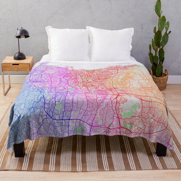 Item preview, Jakarta City Map of Indonesia - Colorful designed and sold by deMAP.