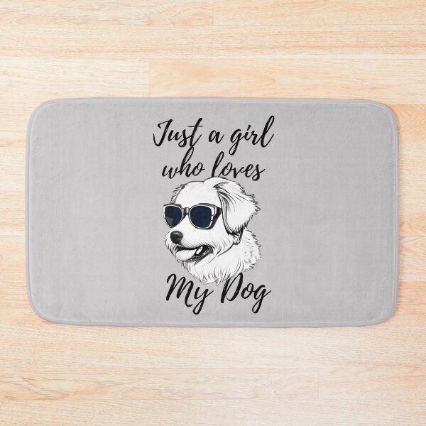 Item preview, Just a girl who loves my dog designed and sold by AspectArtWorks.