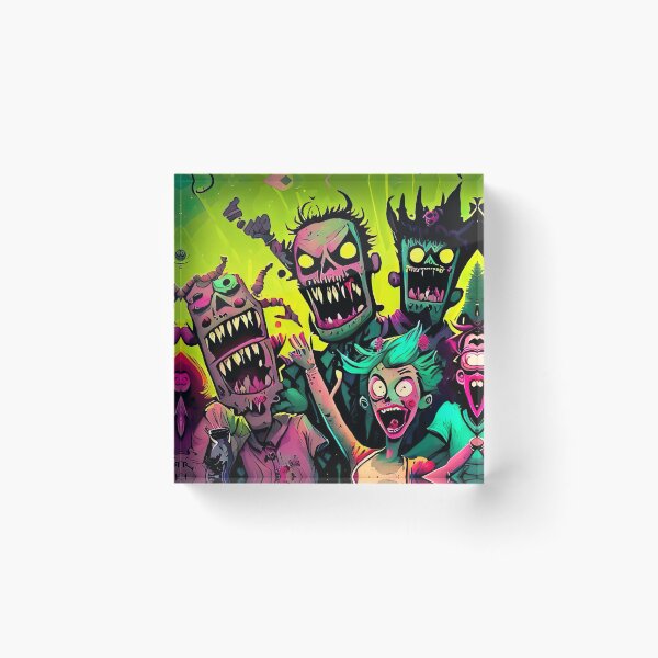 Item preview, Rave To The Grave Zany Zombie Rave Party designed and sold by RaveToTheGrave.