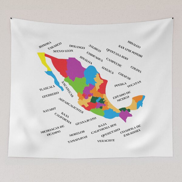 Item preview, map of México designed and sold by Yayis2088.