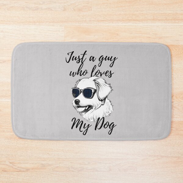 Item preview, Just a guy who loves my dog, pet lover designed and sold by AspectArtWorks.