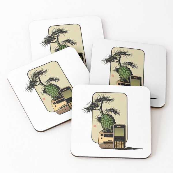 Item preview, The Timeless Encounter of Retro Phone and Cactus designed and sold by JunoMoLLC.