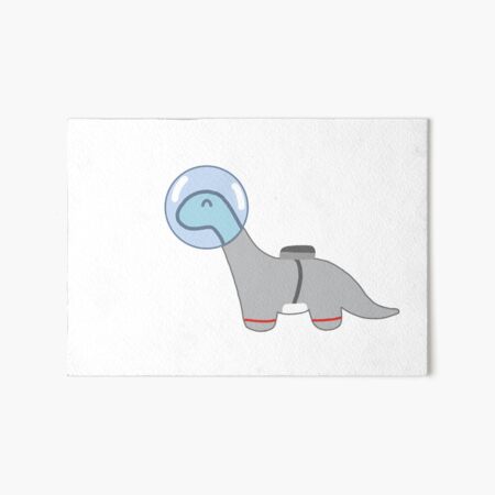 Dinosaur Astronaut Art Board Print