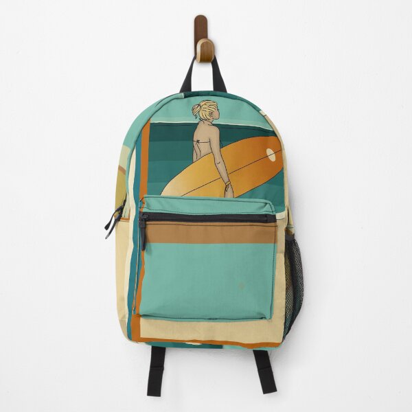 Item preview, Surfs up- Surfer Girl Poster designed and sold by ArticleArtistEm.
