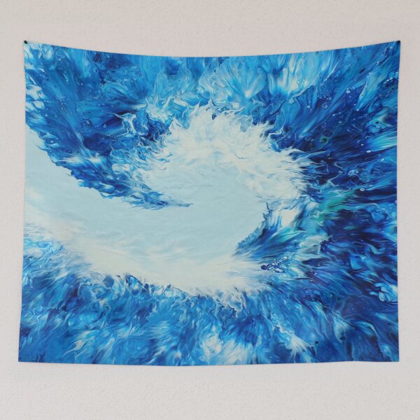 Item preview, Ocean wave pour art designed and sold by EFrancisArt.