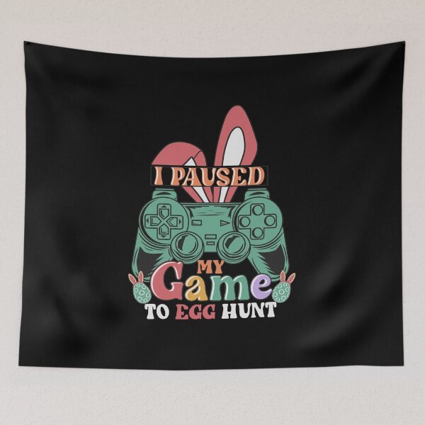 Item preview, I Paused My Game To Egg Hunt Controller designed and sold by SamuraiGaming.