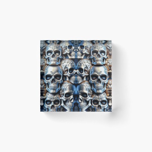 Item preview, Skull pattern designed and sold by Simone Davino.