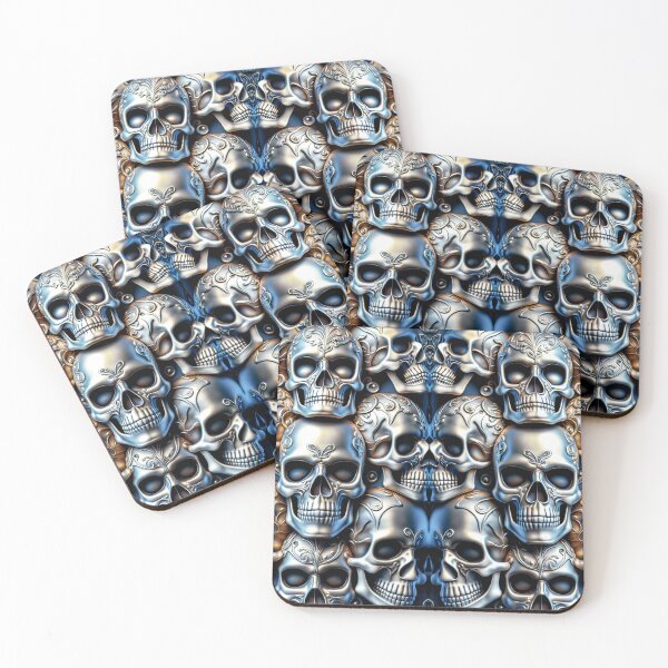 Item preview, Skull pattern designed and sold by Simone Davino.