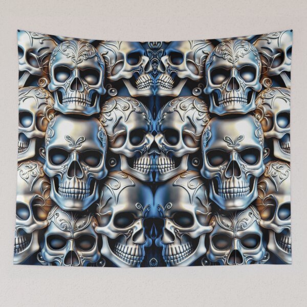 Item preview, Skull pattern designed and sold by Simone Davino.