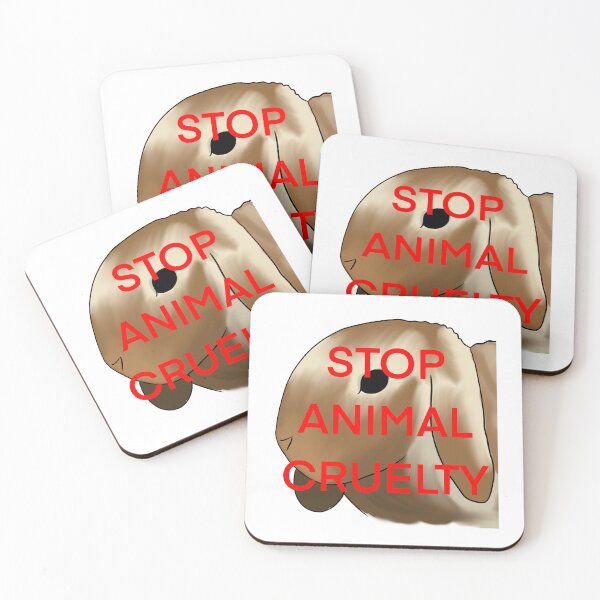 Item preview, STOP ANIMAL CRUELTY designed and sold by lena-makes-art.