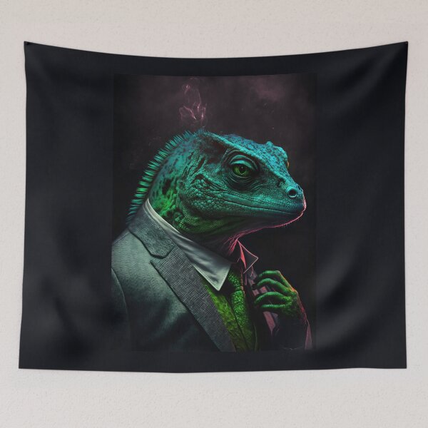 Item preview, Noir Lizard Mastermind designed and sold by dotperinchart.
