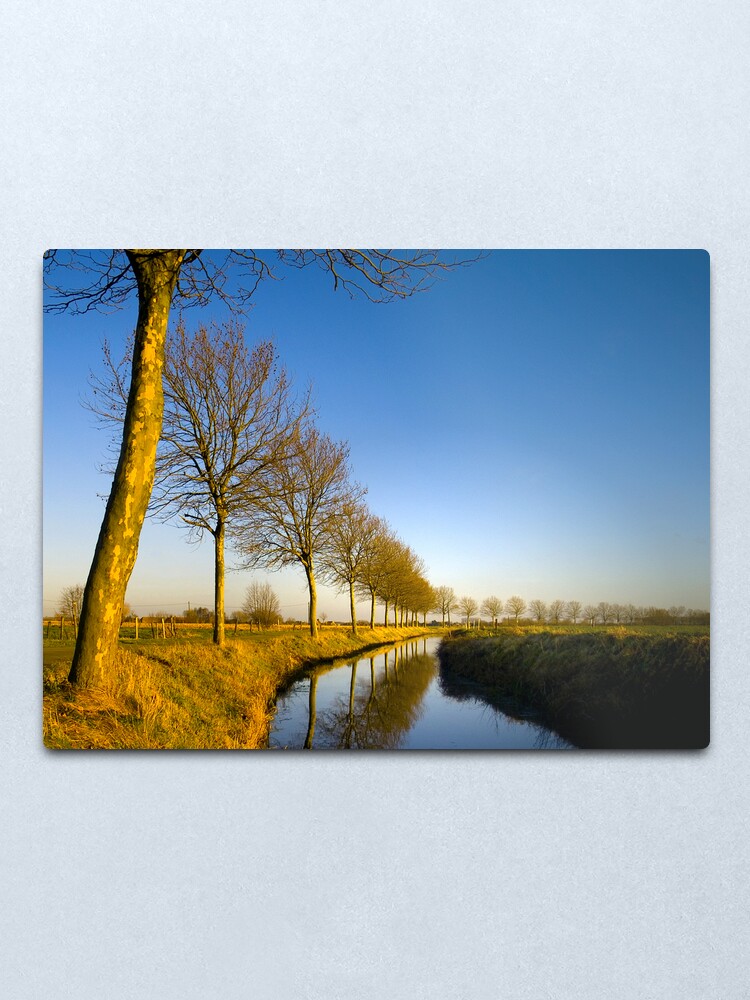 Alternate view of De Lieve, Lovendegem Metal Print