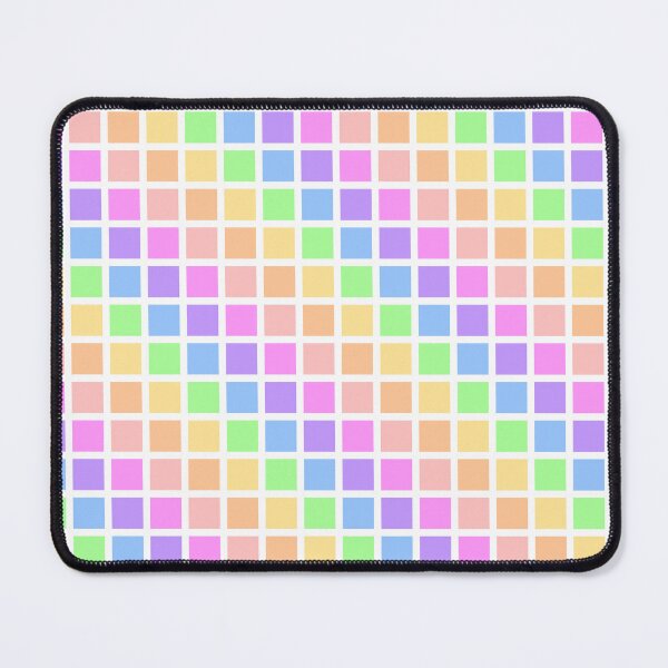 Item preview, White and Rainbow Pastel Grid designed and sold by BeJolley.
