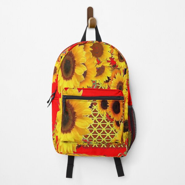 Item preview, RED CARDINAL YELLOW SUNFLOWERS DESIGN ART designed and sold by sharlesart.