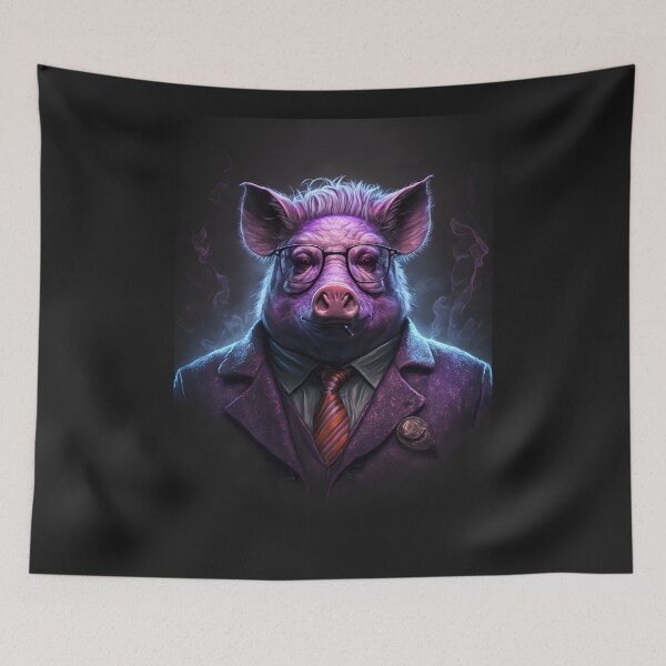 Item preview, Smokey Pig Sleuth designed and sold by dotperinchart.