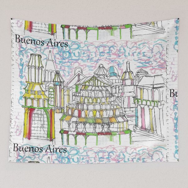 Item preview, Buenos Aires, Argentina, Memories From the TravelMatrix, 2023 designed and sold by Mark Stansberry.