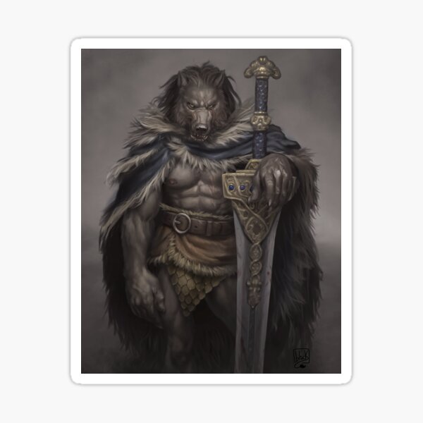 Item preview, Wolf Warrior designed and sold by BlackLion21ART.