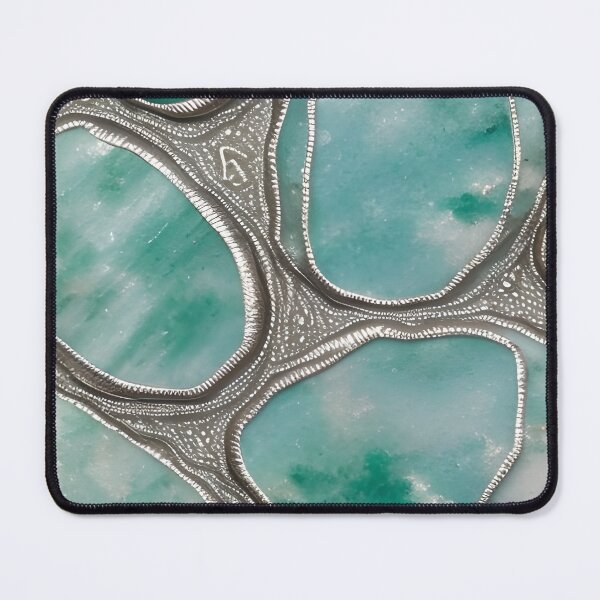 Item preview, Amazonite Inspired Design With A Touch Of Silver (01) designed and sold by DEBPIX.