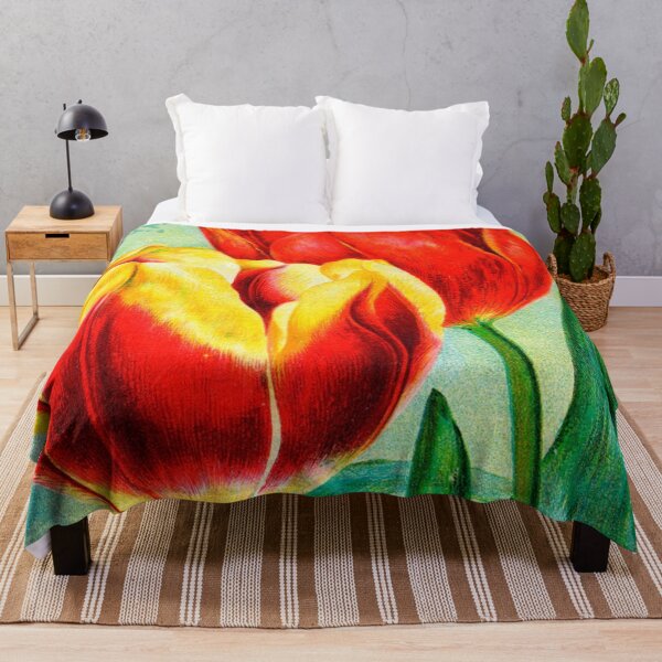 Item preview, Ruby Red Tulips designed and sold by ZinZoe.