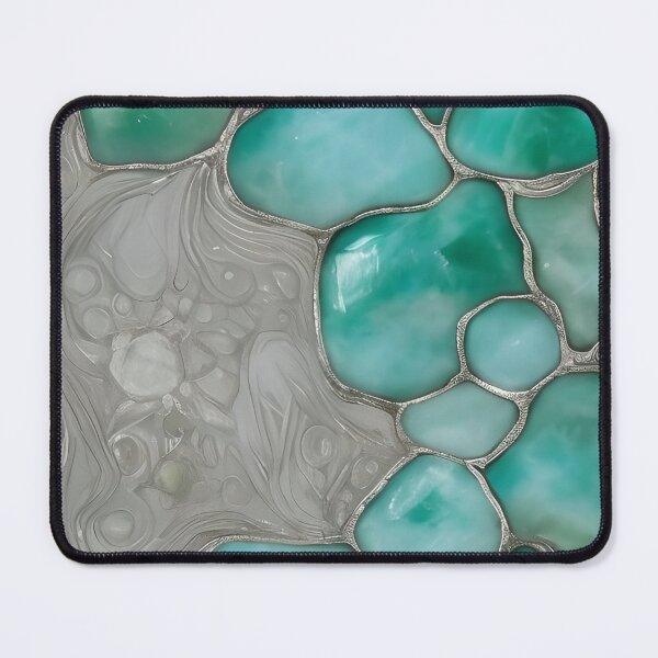 Item preview, Amazonite Inspired Design With A Touch Of Silver (02) designed and sold by DEBPIX.