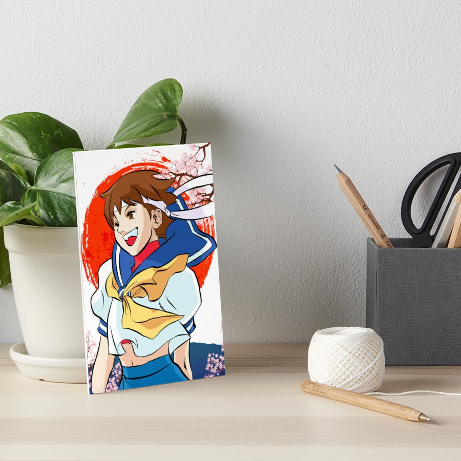 street fighter alpha Art Board Print by watolo