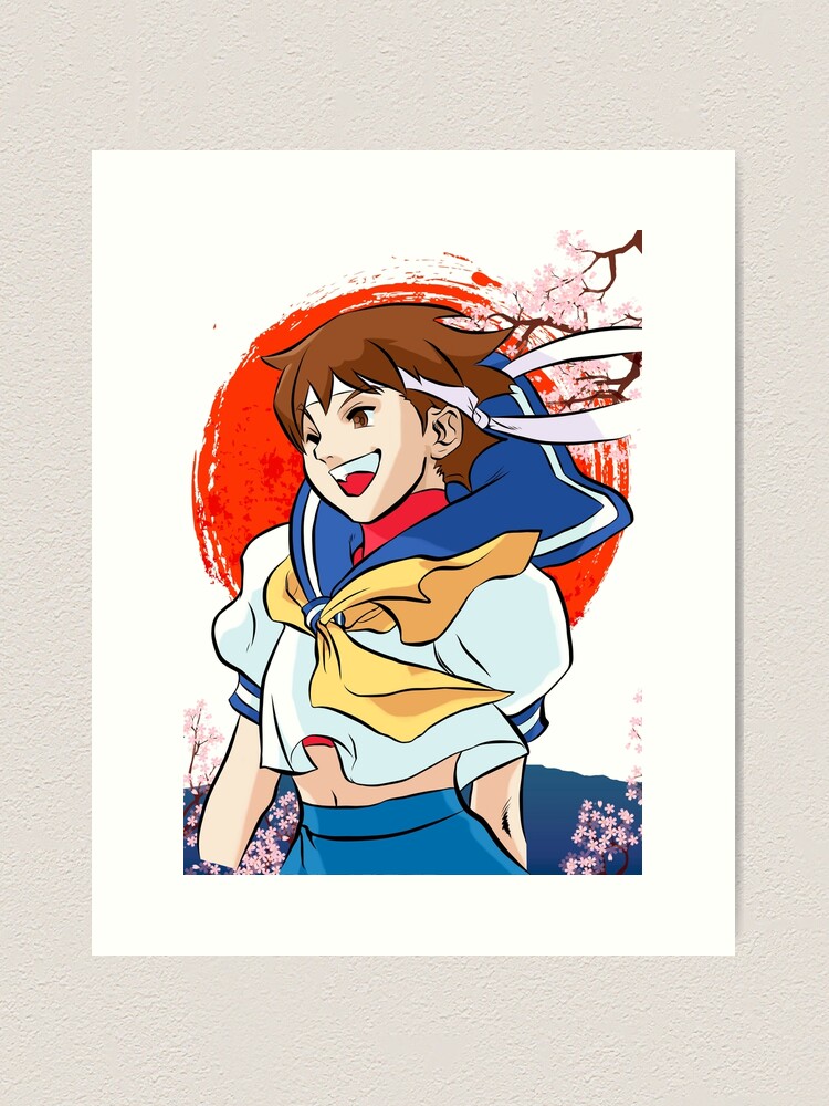 street fighter alpha Art Board Print by watolo