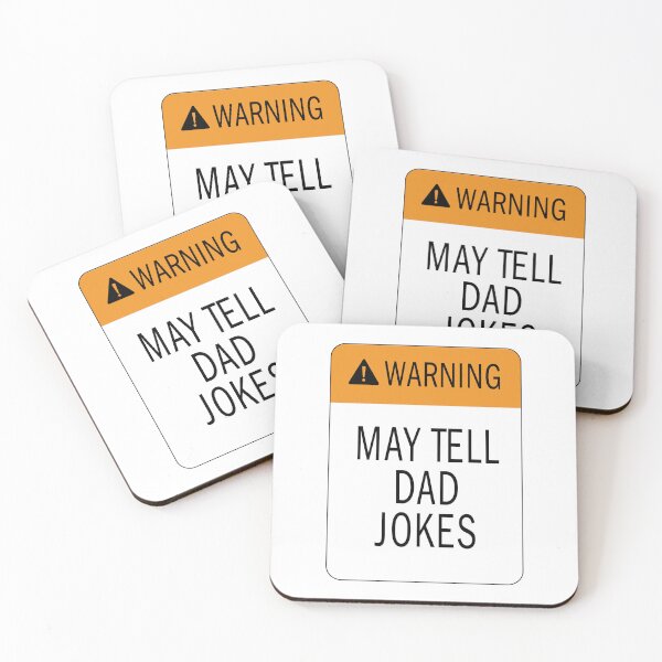 Item preview, Funny comedy Caution Dad Jokes Ahead warning sign detection detections  designed and sold by Karisdesignss.