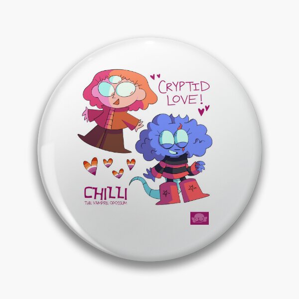 Item preview, Chilli The Vampire Opossum - Cryptid Love! designed and sold by floofrights.