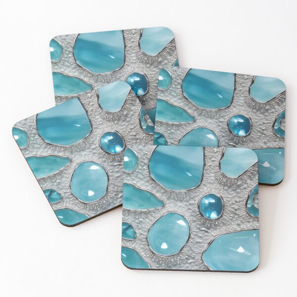 Item preview, Aquamarine Inspired Design With A Touch Of Silver (05) designed and sold by DEBPIX.