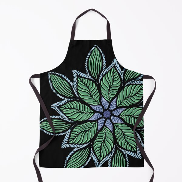Item preview, Simple Bold Green Leaf Mandala designed and sold by DaveDanchuk.
