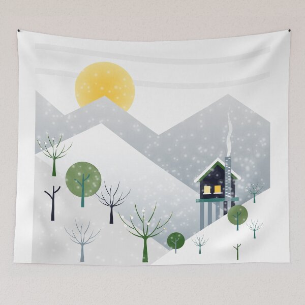 Item preview, Mountain dream designed and sold by Urban Wall Art Art.