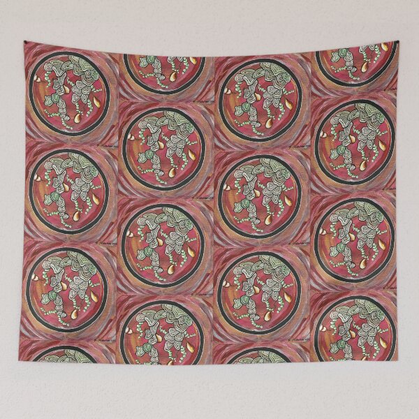 Item preview, Sea algae pattern fancy abstract acrylic designed and sold by janianna.