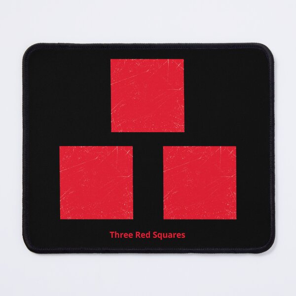 Item preview, Three Red Squares designed and sold by Symbologee.