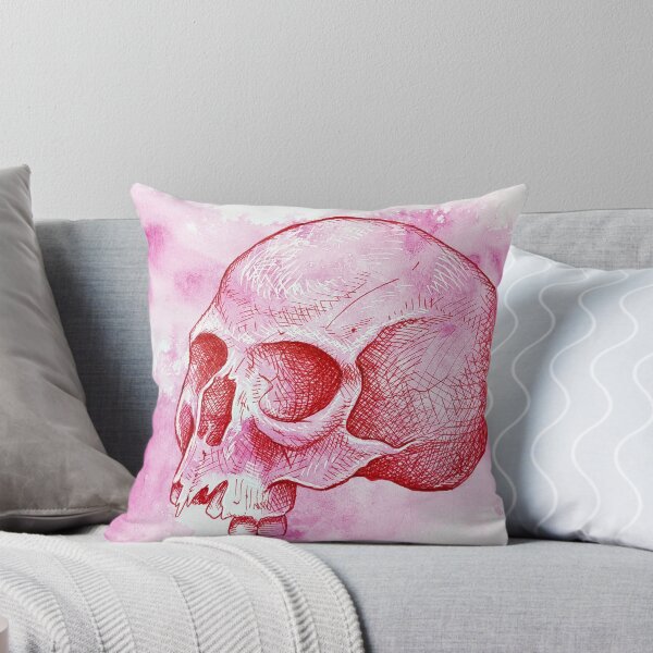 Item preview, Watercolor Skull designed and sold by sarahemakesart.