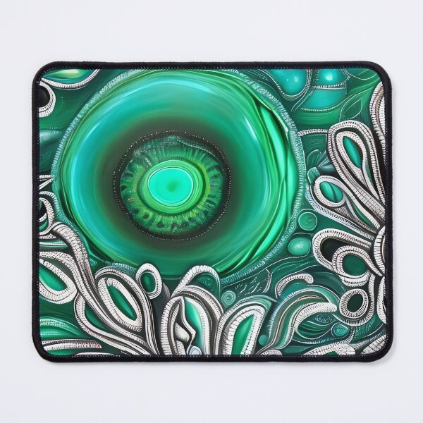 Item preview, Azurmalachite Inspired Design With A Touch Of Silver (04) designed and sold by DEBPIX.