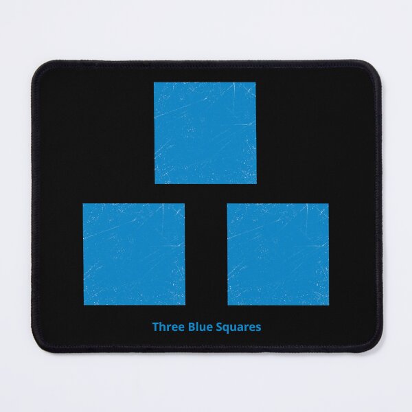 Item preview, Three Blue Squares designed and sold by Symbologee.