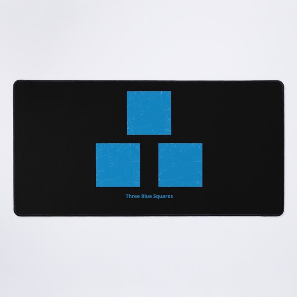Item preview, Three Blue Squares designed and sold by Symbologee.