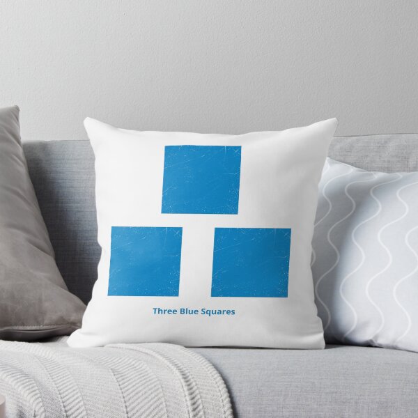 Item preview, Three Blue Squares designed and sold by Symbologee.