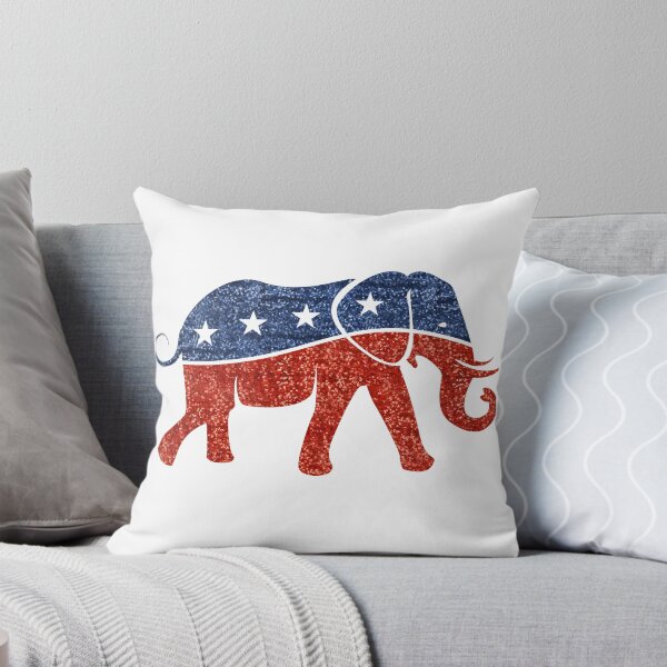 Item preview, glitter print republican elephant  designed and sold by Gossip Rag.