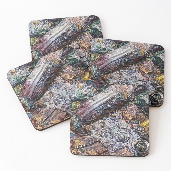 Item preview, Bismuth Inspired Design With A Touch Of Silver (02) designed and sold by DEBPIX.