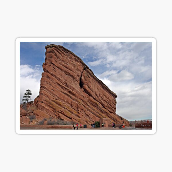 Red Rocks Denver Sticker