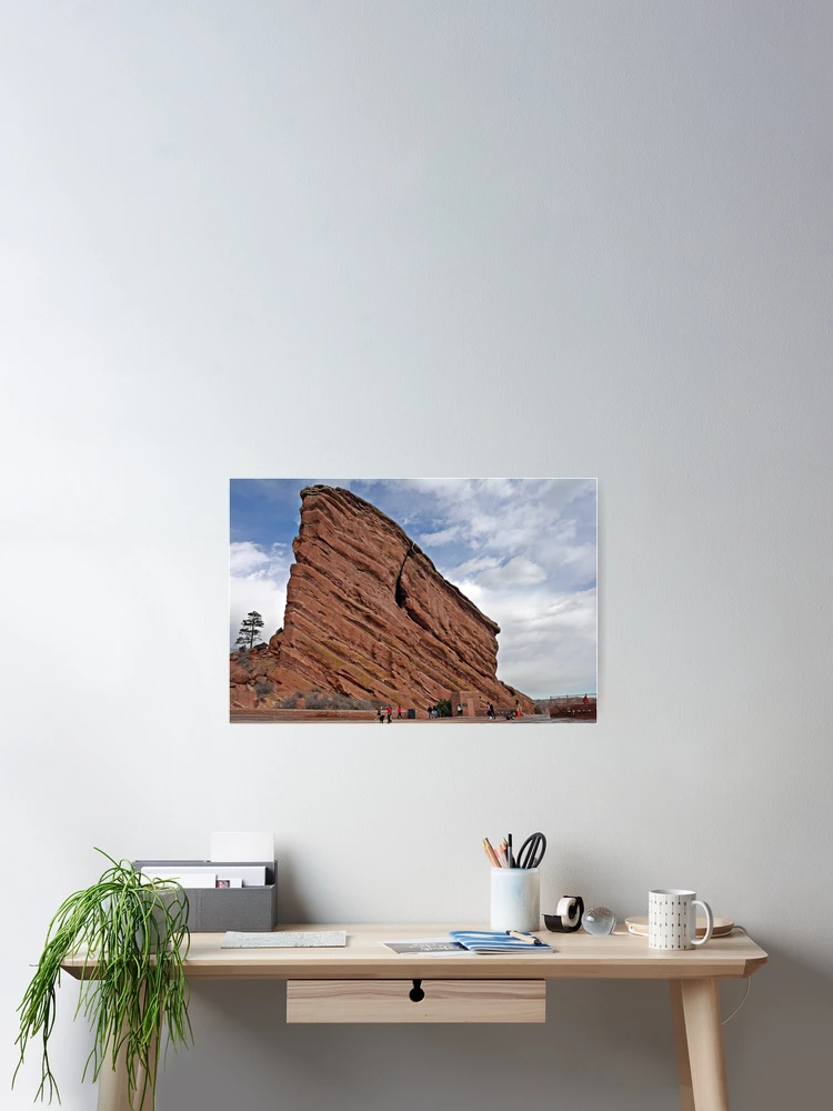 Thumbnail 2 of 3, Poster, Red Rocks Denver designed and sold by VikingVisual.