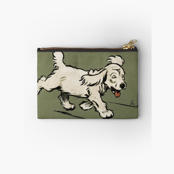 Item preview, white dog ‘Rags’ running emotionally distressed by Cecil Aldin (1910) designed and sold by Forever-Collie.