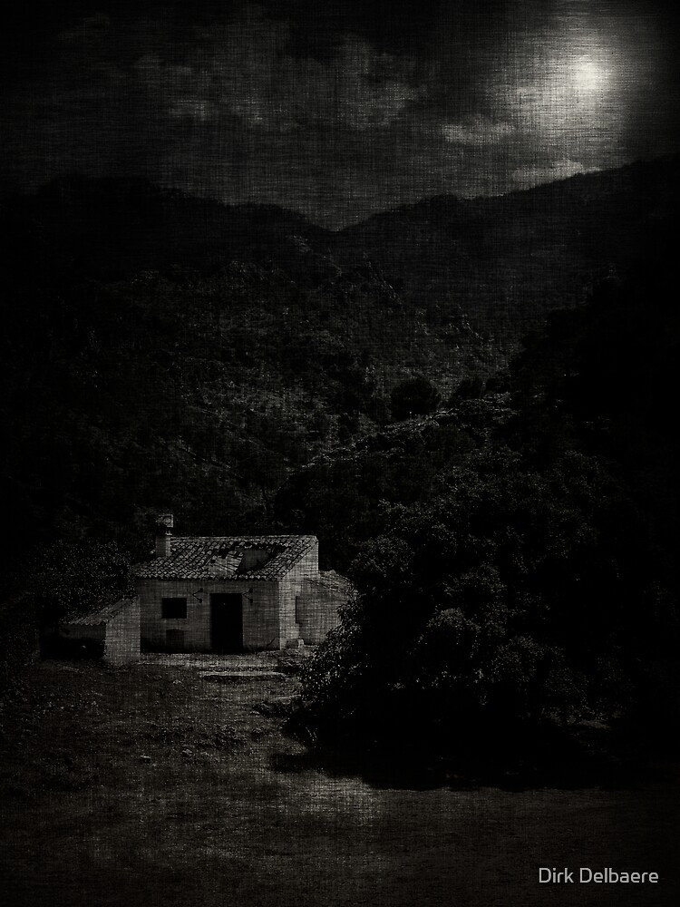 house; moonlight by Delbaere