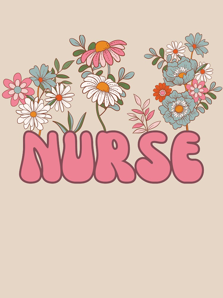 Lulu Grace Designs Customizable Registered Nurse Flower Print Shirt