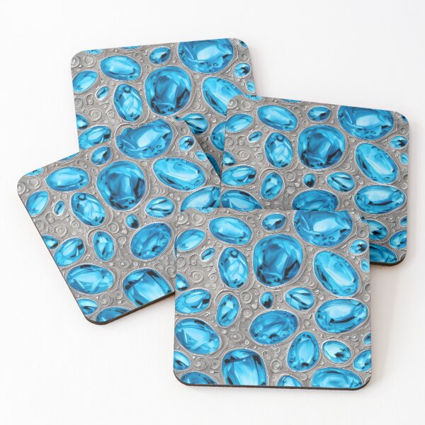 Item preview, Blue Topaz Inspired Design With A Touch Of Silver (05) designed and sold by DEBPIX.