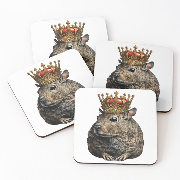 Item preview, Degu Wearing a Crown designed and sold by k3rstman1.
