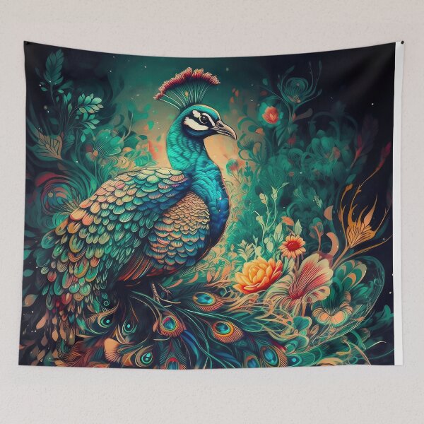 Item preview, Peacock designed and sold by Claudia Bartoli-McKinney.