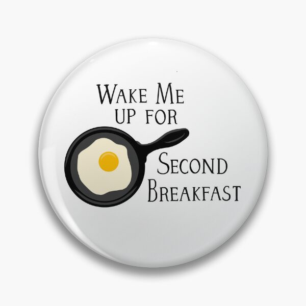 Item preview, Wake Me Up For Second Breakfast designed and sold by BetweenTheBooks.