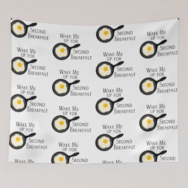 Item preview, Wake Me Up For Second Breakfast designed and sold by BetweenTheBooks.